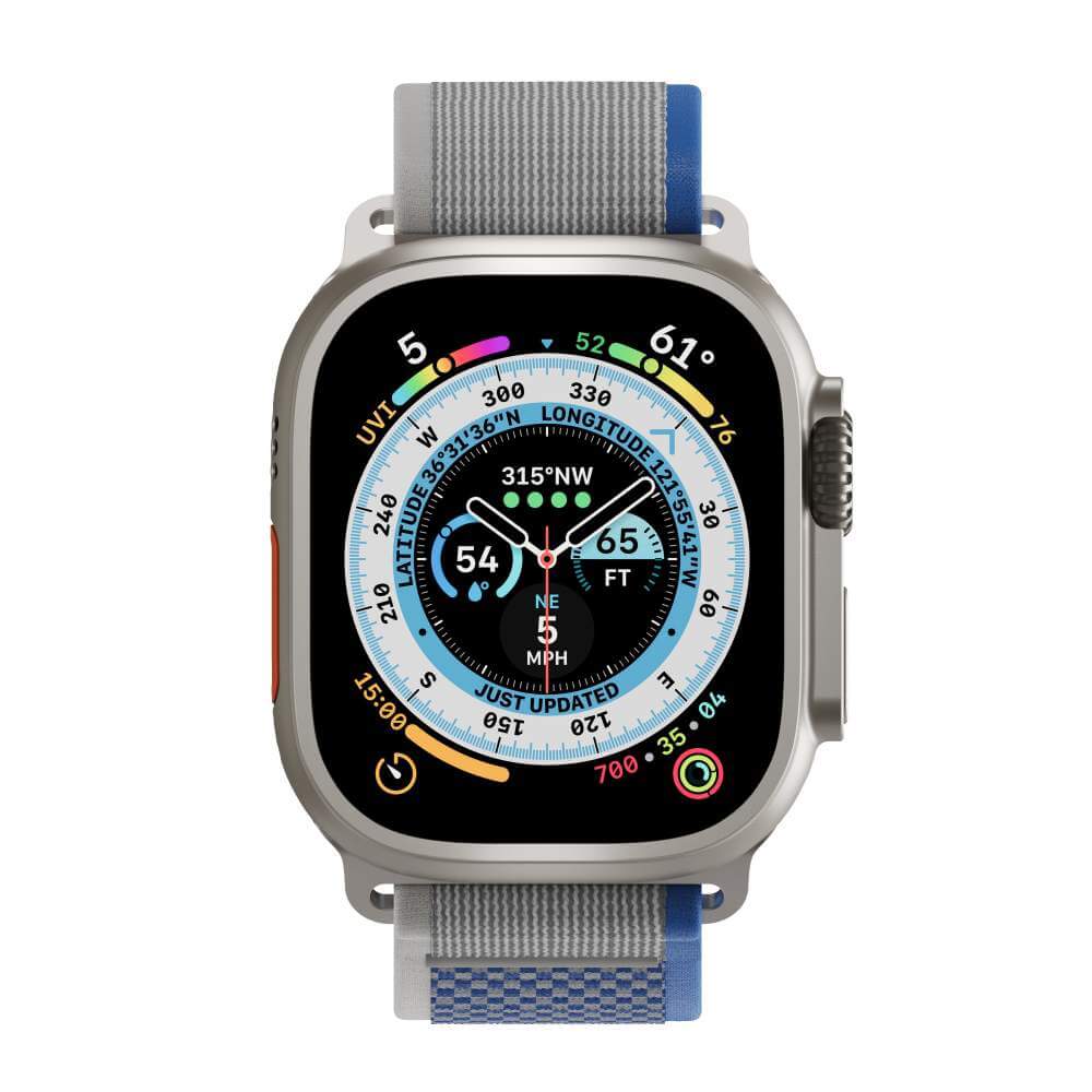 Curea NEXT ONE Athletic Loop pentru Apple Watch 45/49mm, Silver - iSTYLE RO