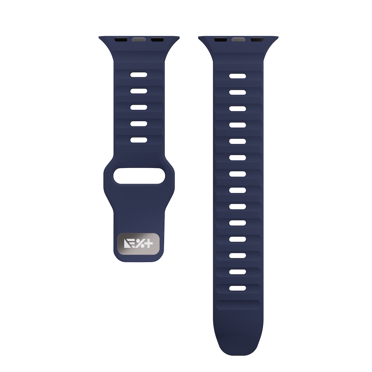 Curea NEXT ONE ACTIVE pentru Apple Watch 44/46/49mm, Silicon, Albastru - iSTYLE RO