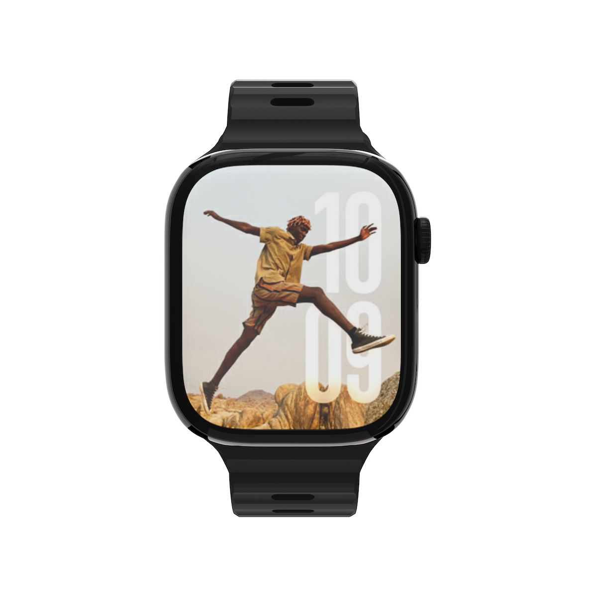 Curea NEXT ONE ACTIVE pentru Apple Watch 40/42mm, Silicon, Negru - iSTYLE RO