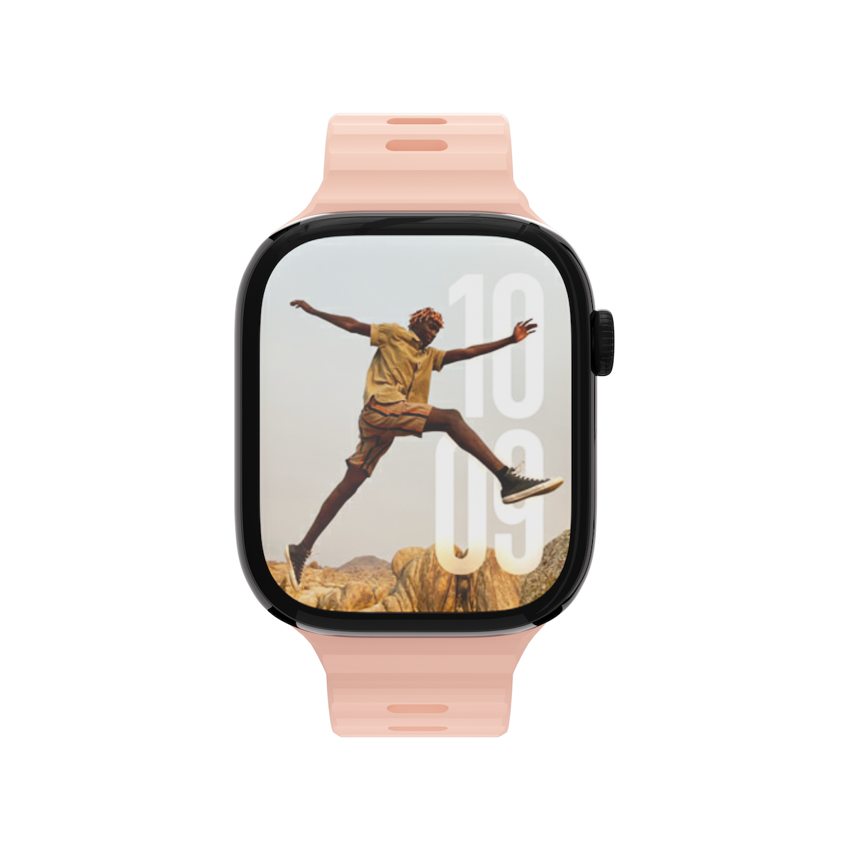 Curea NEXT ONE ACTIVE pentru Apple Watch 40/42mm, Silicon, Roz - iSTYLE RO