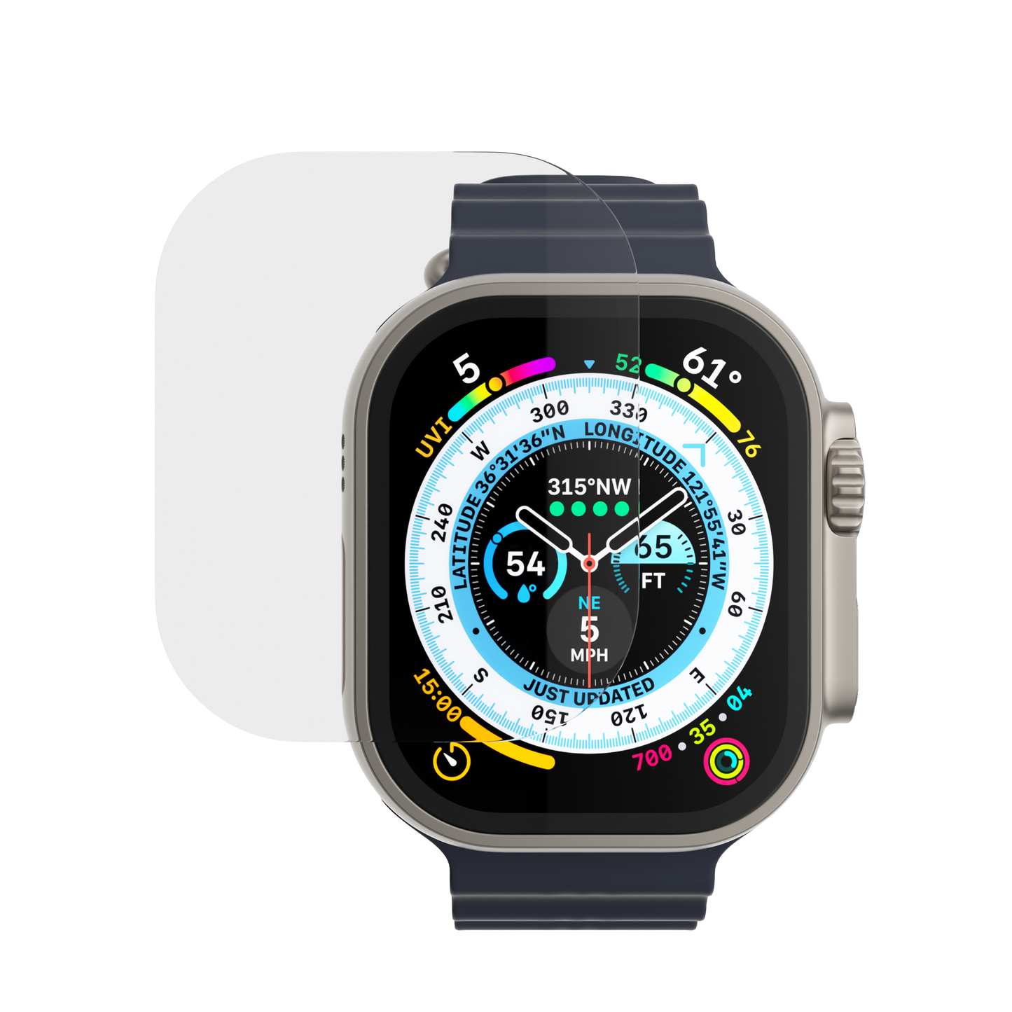 Folie de protectie NEXT ONE pentru Apple Watch Ultra 49mm - iSTYLE RO