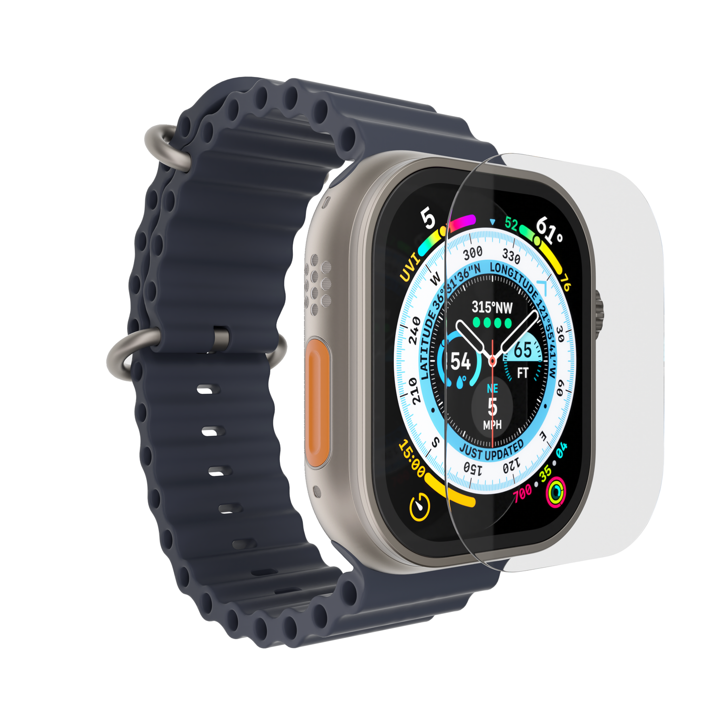 Folie de protectie NEXT ONE pentru Apple Watch Ultra 49mm - iSTYLE RO