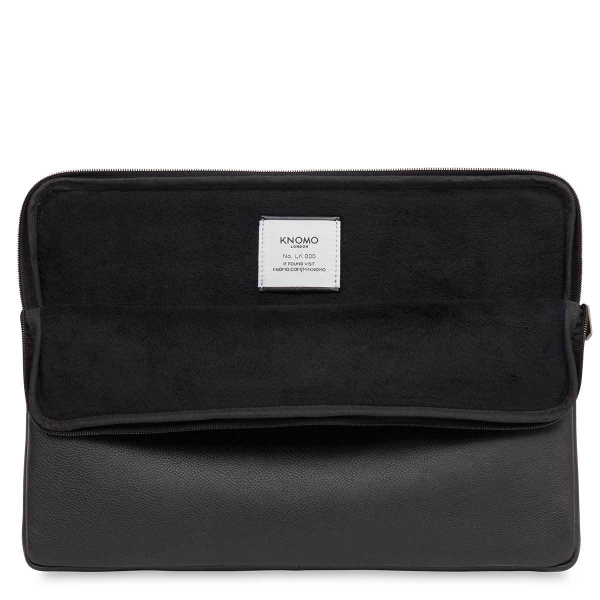 Husa de protectie Knomo BARBICAN pentru MacBook Pro 15", Piele, Negru - iSTYLE RO