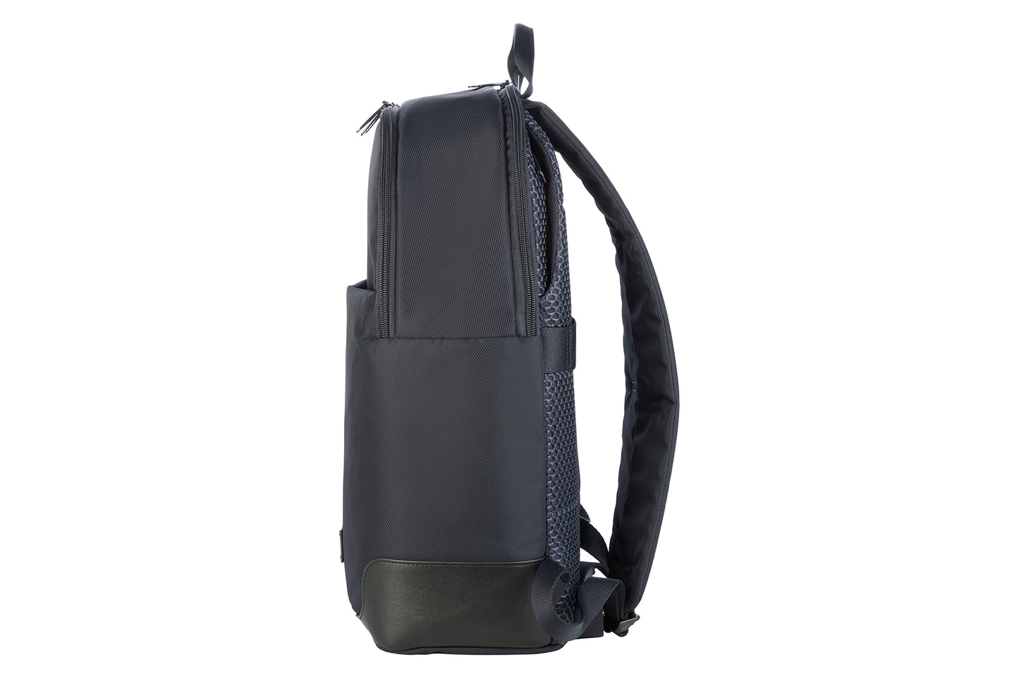 Rucsac Tucano cu elemente de piele, 16", Bleumarin/Negru - iSTYLE RO