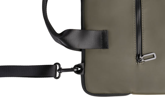 Geanta pentru laptop Tucano Gommo 13-14" Slim Brief, Verde - iSTYLE RO