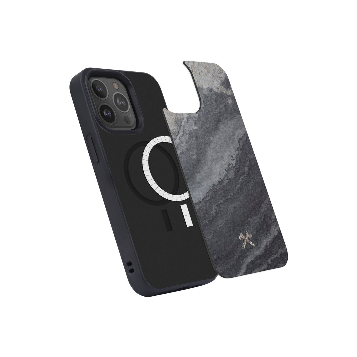 Husa de protectie Woodcessories cu MagSafe pentru iPhone 13 Pro, Camo Gray - iSTYLE RO