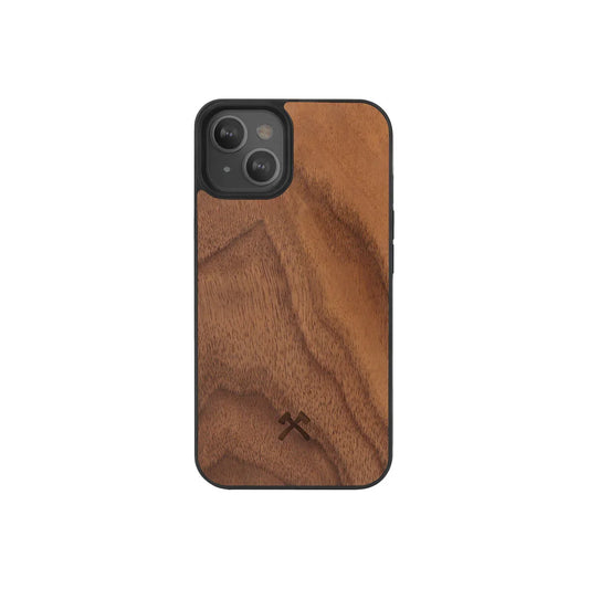 Husa de protectie Woodcessories cu MagSafe pentru iPhone 13, Walnut - iSTYLE RO