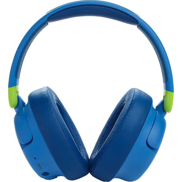 Casti Over-Ear pentru copii JBL JR460NC, Bluetooth, Active Noise Cancelling, Microfon, Albastru - iSTYLE RO