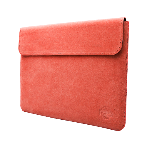 Husa de protectie REDANT cu clapă pentru MacBook Pro 14, Piele, Rosu - iSTYLE RO