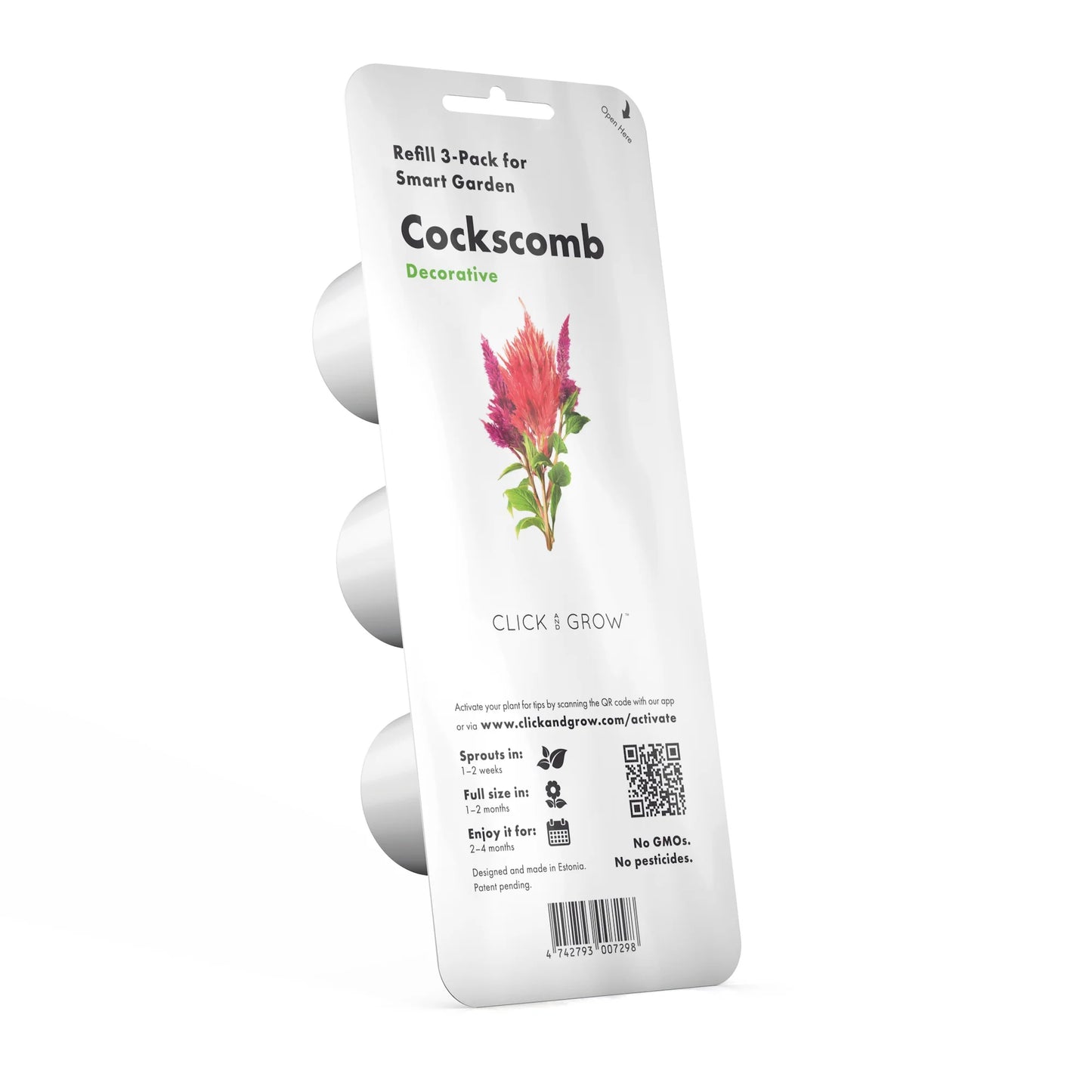Capsule Click & Grow cu seminte si substrat de faguri de cocos 3buc - iSTYLE RO