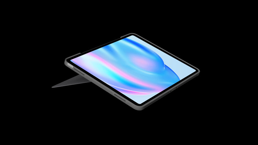 Husa Logitech Combo Touch cu tastatura si trackpad detasabile pentru iPad Air 11" M2 si M3, Gri - iSTYLE RO