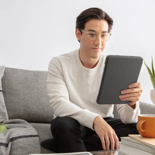 Husa Logitech Combo Touch cu tastatura si trackpad detasabile pentru iPad Pro 11" gen 1-4, US, Gri - iSTYLE RO