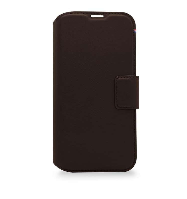 Husa de protectie Decoded cu portofel pentru iPhone 14 Plus, Piele, Maro - iSTYLE RO