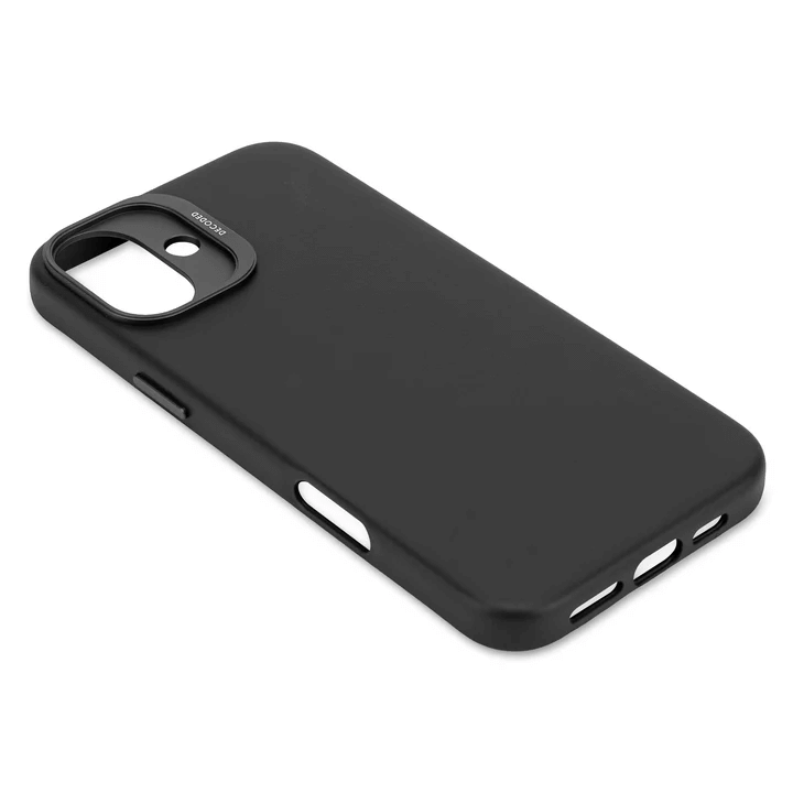 Husa de protectie DECODED pentru iPhone 16 Plus, Piele, Negru - iSTYLE RO