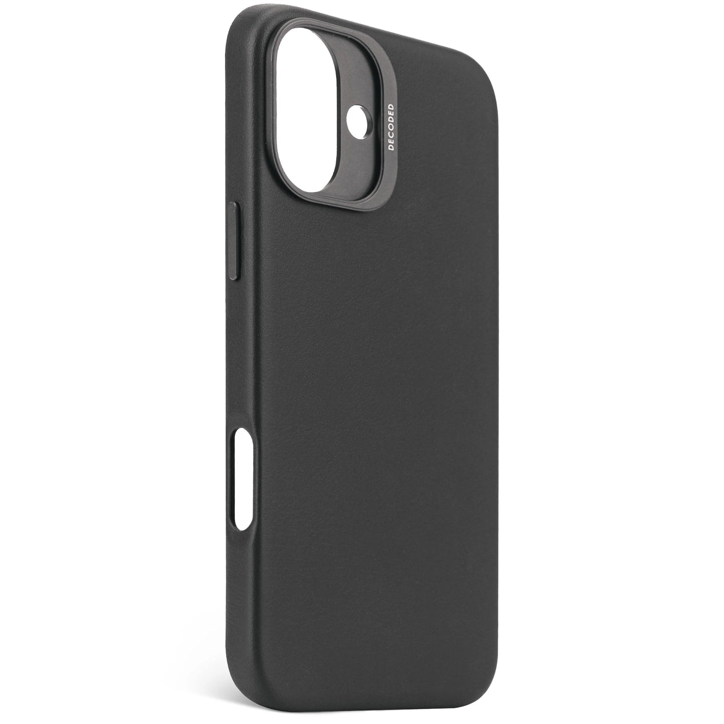 Husa de protectie DECODED pentru iPhone 16 Plus, Piele, Negru - iSTYLE RO