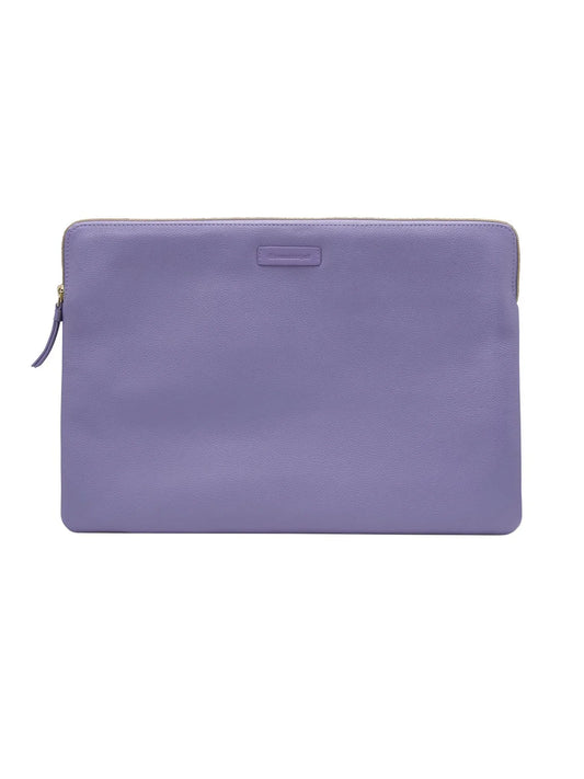Husa dbramante1928 Paris pentru MacBook Pro 13"/MacBook Air 13", Piele, Mov - iSTYLE RO
