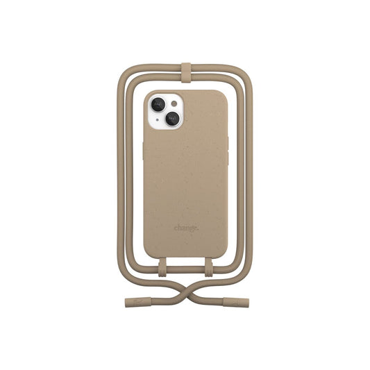 Husa de protectie Woodcessories Change Case pentru iPhone 14, Taupe - iSTYLE RO