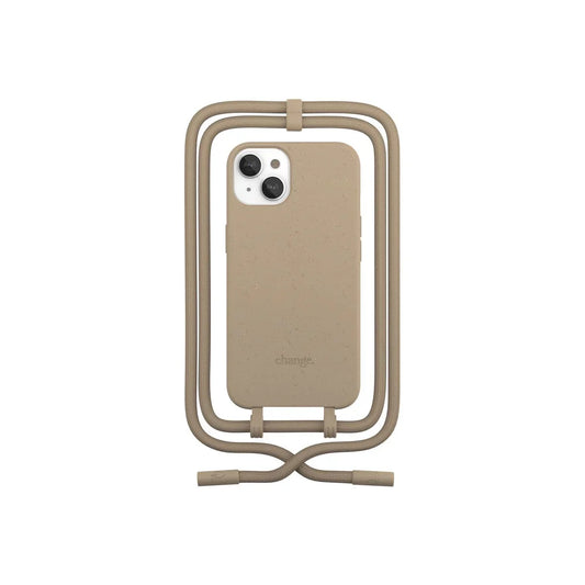 Husa de protectie Woodcessories Change Case pentru iPhone 14, Taupe - iSTYLE RO