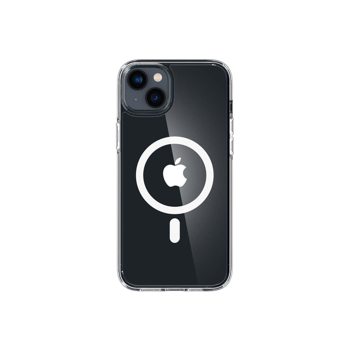 Resigilat: Husa de protectie Spigen Crystal Hybrid pentru iPhone 14, Alb Transparent - iSTYLE RO