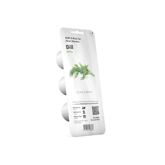 Capsule Click & Grow cu seminte si substrat de marar 3buc - iSTYLE RO