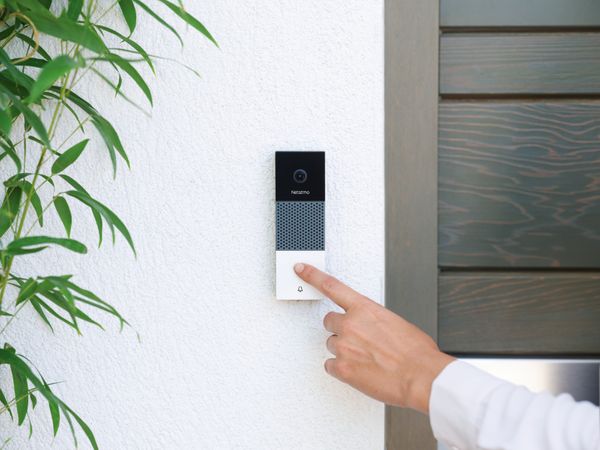 Sonerie usa Netatmo Smart Video Doorbell, Full HD, Weatherproof, LED infrarosu, WiFi, Negru/Argintiu - iSTYLE RO