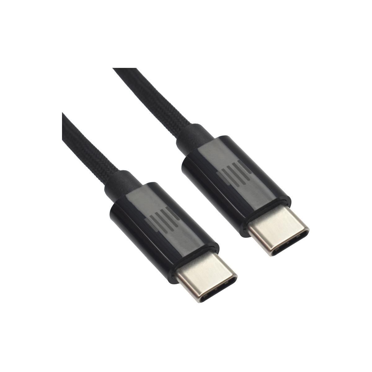 Cablu de date Dviced USB-C la USB-C Nylon Textile 3m, Negru - iSTYLE RO