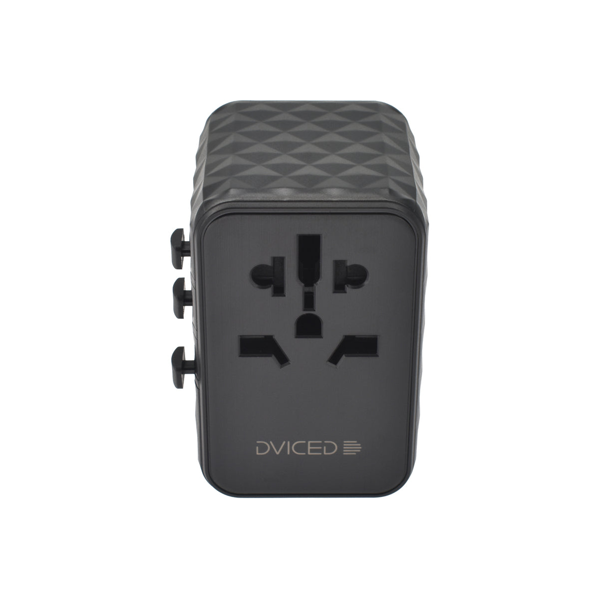 Adaptor incarcator universal priza de calatorie Dviced 65W GaN - Negru - iSTYLE RO