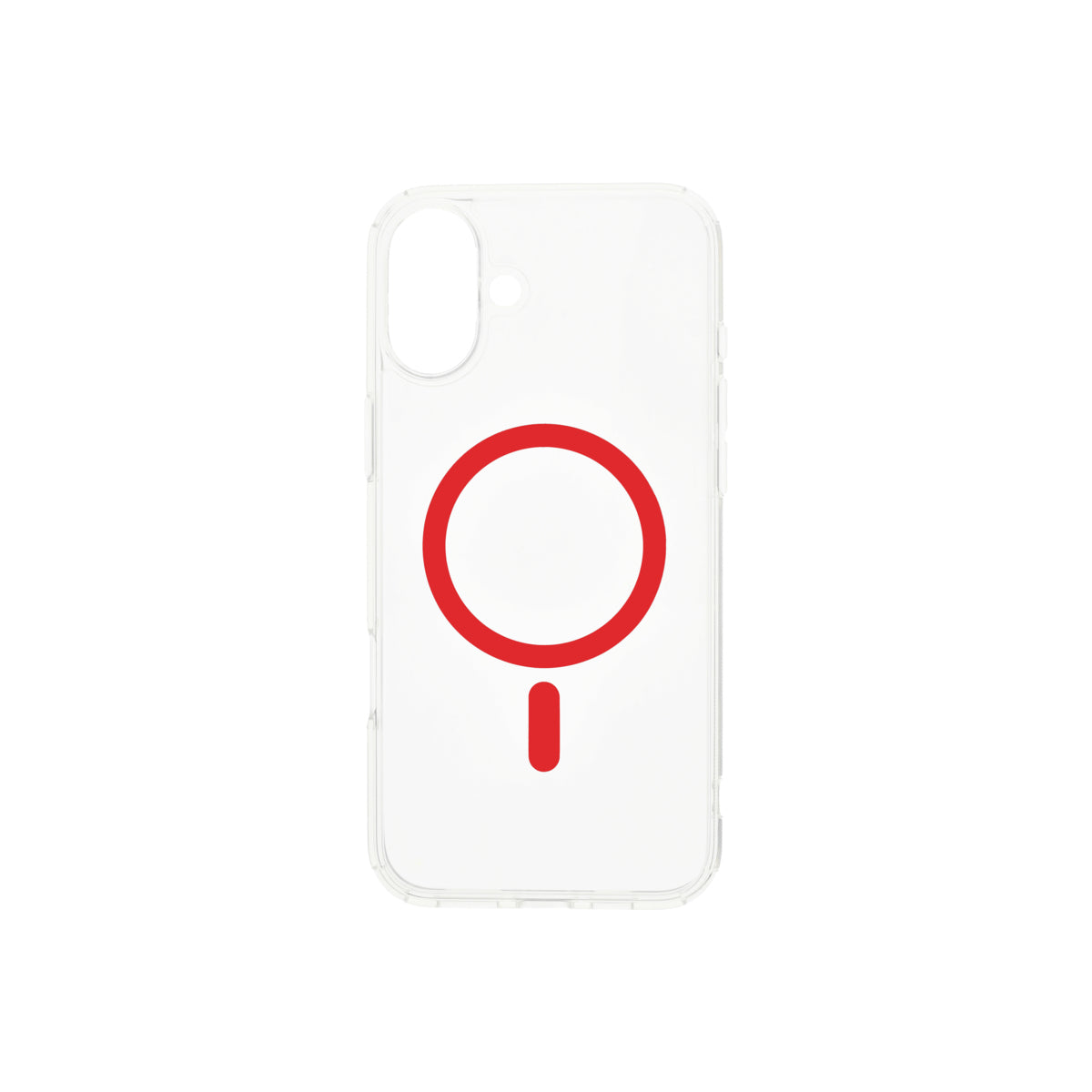Husa de protectie Dviced cu Magsafe pentru iPhone 16, Rosu Transparent - iSTYLE RO