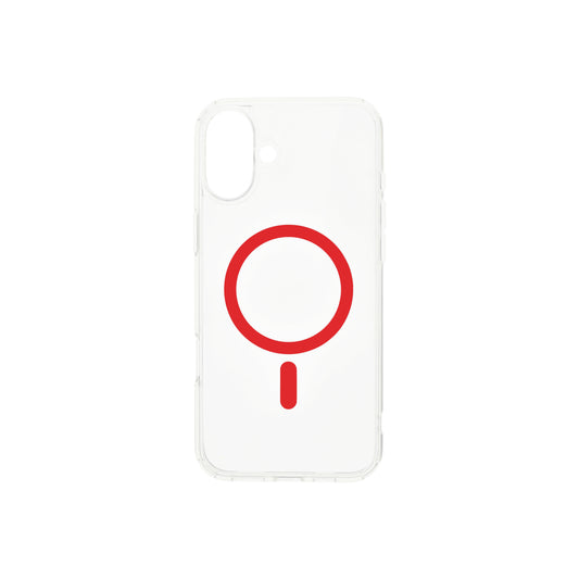 Husa de protectie Dviced cu Magsafe pentru iPhone 16, Rosu Transparent - iSTYLE RO