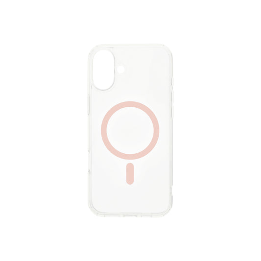 Husa de protectie Dviced cu Magsafe pentru iPhone 16, Roz Transparent - iSTYLE RO