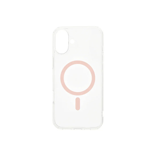 Husa de protectie Dviced cu Magsafe pentru iPhone 16, Roz Transparent - iSTYLE RO