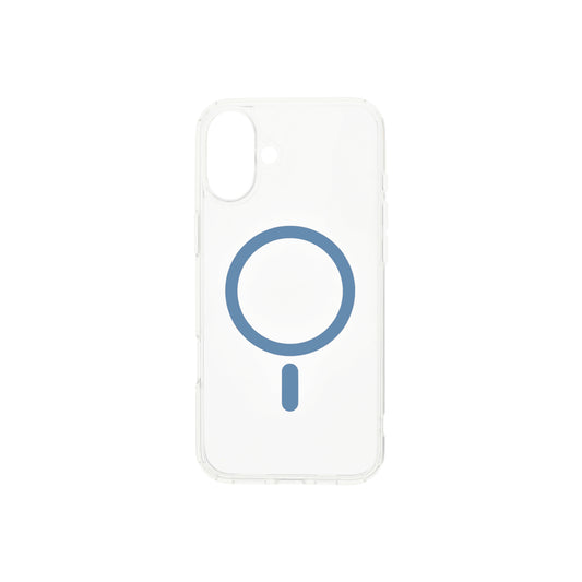 Husa de protectie Dviced cu Magsafe pentru iPhone 16, Albastru Transparent - iSTYLE RO