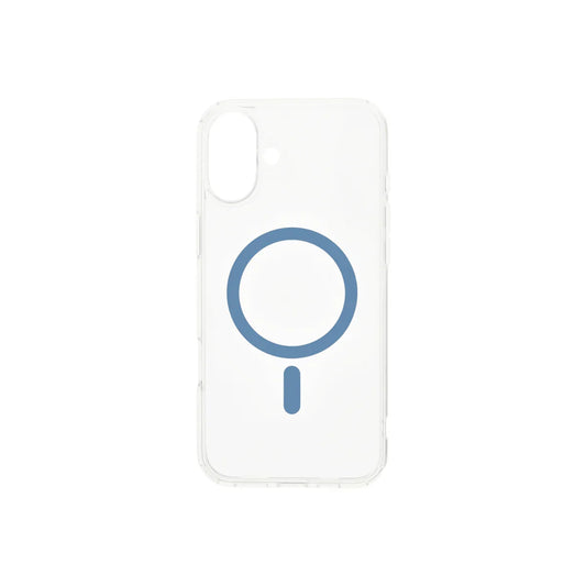 Husa de protectie Dviced cu Magsafe pentru iPhone 16, Albastru Transparent - iSTYLE RO