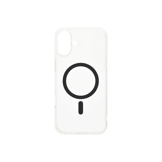 Husa de protectie Dviced cu Magsafe pentru iPhone 16, Negru Transparent - iSTYLE RO