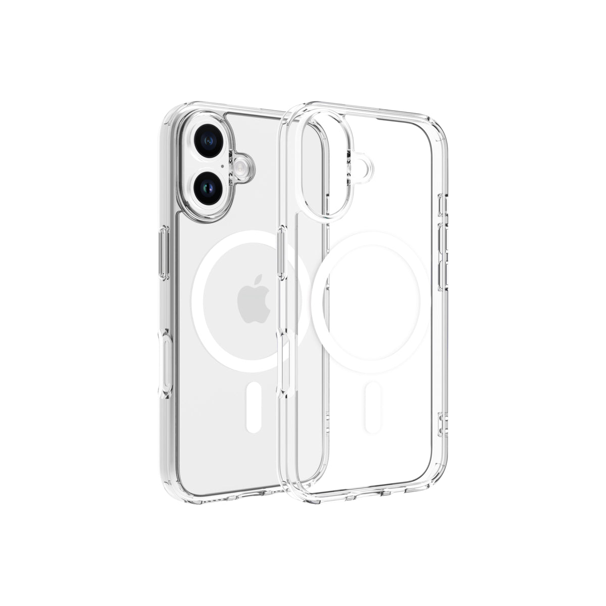 Husa de protectie Dviced cu Magsafe pentru iPhone 16, Alb Transparent - iSTYLE RO