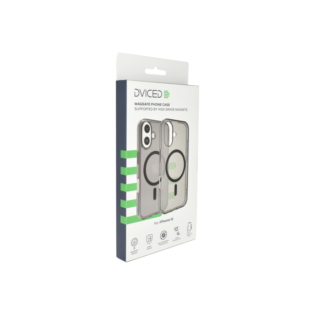 Husa de protectie Dviced cu Magsafe pentru iPhone 16, Smoke Negru - iSTYLE RO