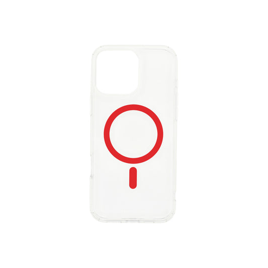 Husa de protectie Dviced cu Magsafe pentru iPhone 16 Pro, Rosu Transparent - iSTYLE RO