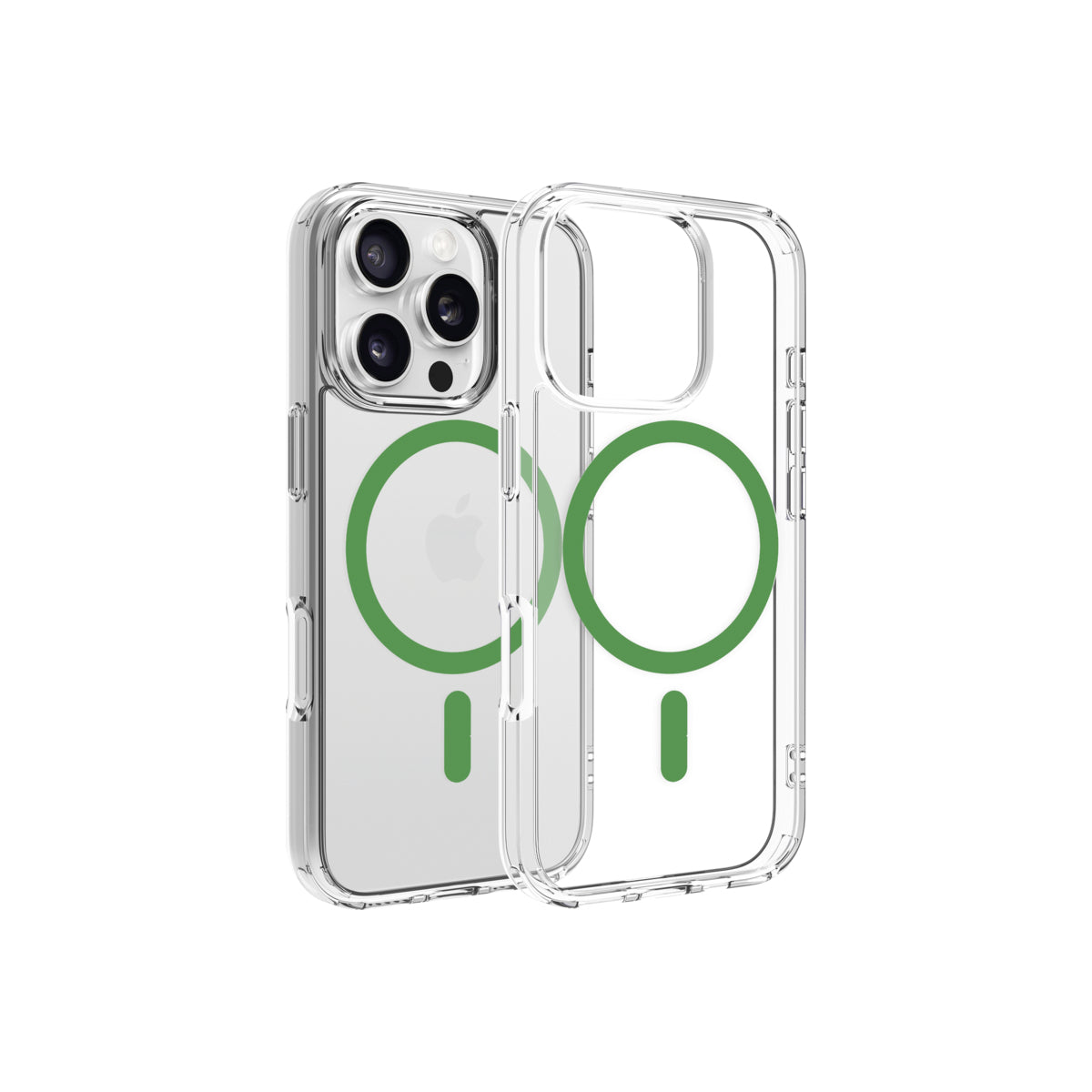 Husa de protectie Dviced cu Magsafe pentru iPhone 16 Pro, Verde Transparent - iSTYLE RO