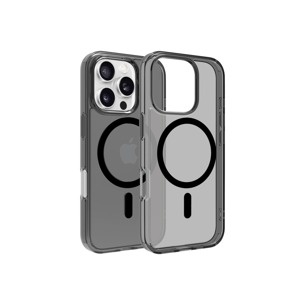 Husa de protectie Dviced cu Magsafe pentru iPhone 16 Pro, Negru Semi Transparent - iSTYLE RO