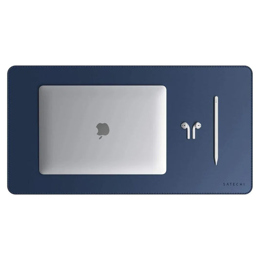 Mousepad Satechi DeskMate, Piele ecologica, Albastru - iSTYLE RO