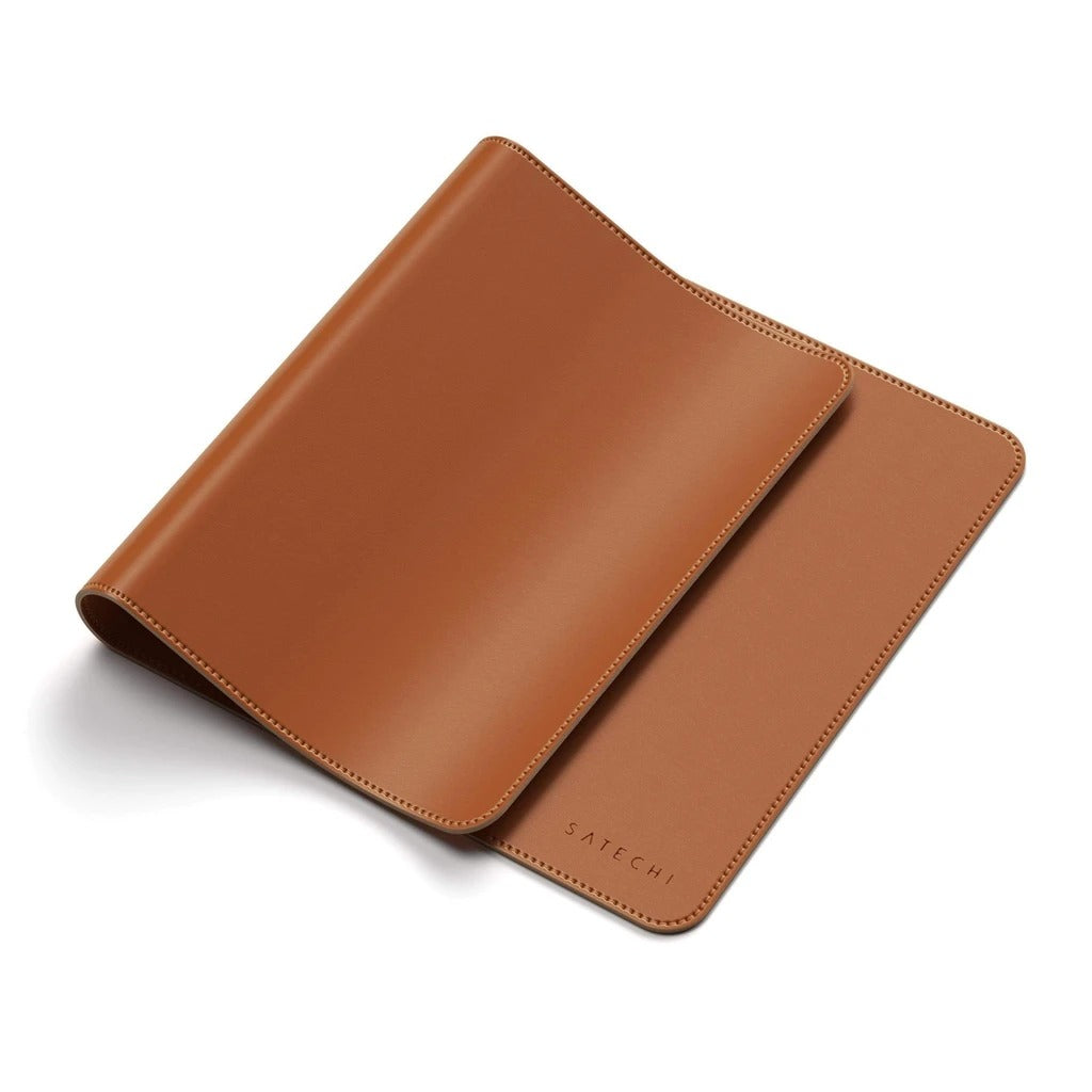 Mousepad Satechi DeskMate, Piele ecologica, Maro - iSTYLE RO