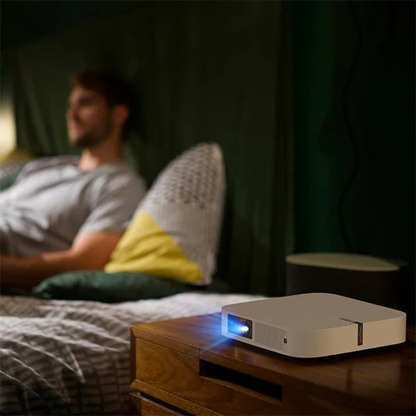 Videoproiector XGIMI Elfin 1080p, Android TV, 800 ANSI lumeni, difuzoare Harman Kardon Incorporate, focalizare automata, WiFi, Bluetooth - iSTYLE RO