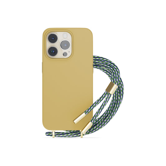 Husa de protectie Epico cu snur pentru iPhone 14 Pro Max, Silicon, Sand - iSTYLE RO