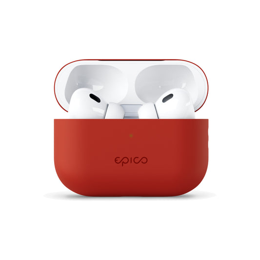 Husa de protectie Epico pentru AirPods Pro 2, Silicon, Rosu - iSTYLE RO