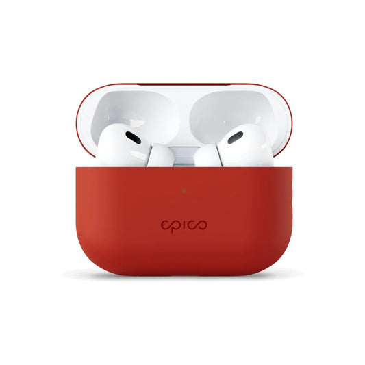 Husa de protectie Epico pentru AirPods Pro 2, Silicon, Rosu - iSTYLE RO