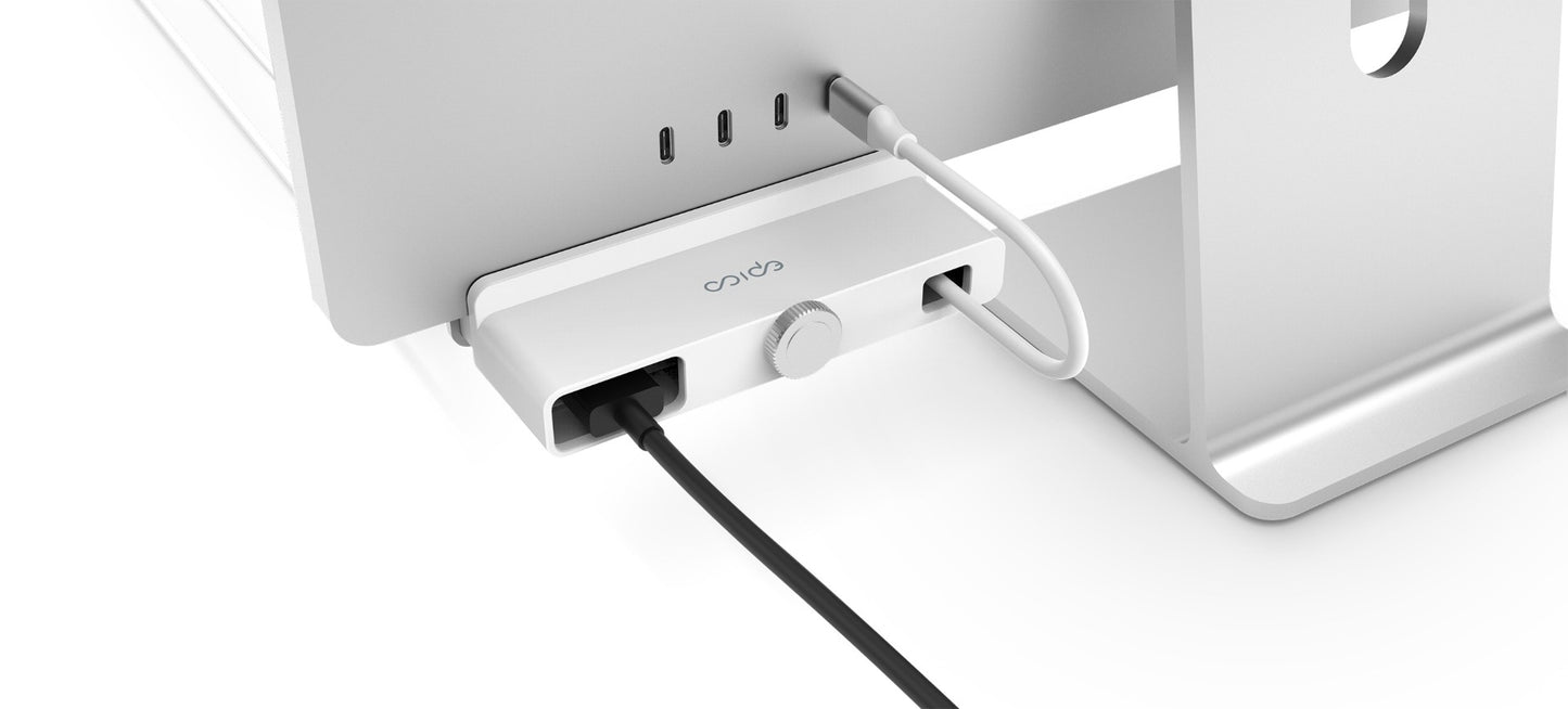 Adaptor Hub Epico USB-C 7in1, Alb - iSTYLE RO