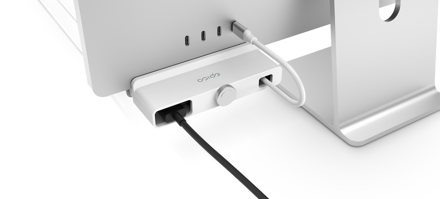 Adaptor Hub Epico USB-C 7in1, Alb - iSTYLE RO