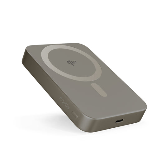 Baterie externa Qi2 EPICO, 10.000 mAh, Titan - iSTYLE RO