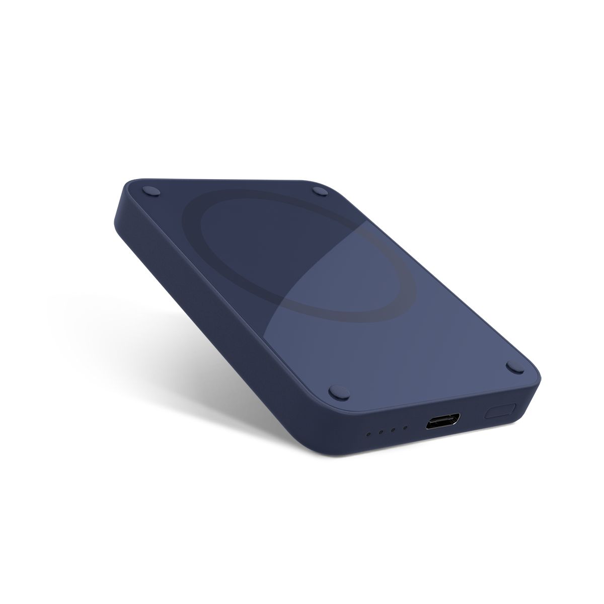 Baterie exterma EPICO 4200mAh Magnetic Wireless Power Bank, Albastru - iSTYLE RO
