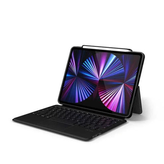 Husa cu tastatura Epico pentru iPad Pro 12,9" (2021), Negru - iSTYLE RO